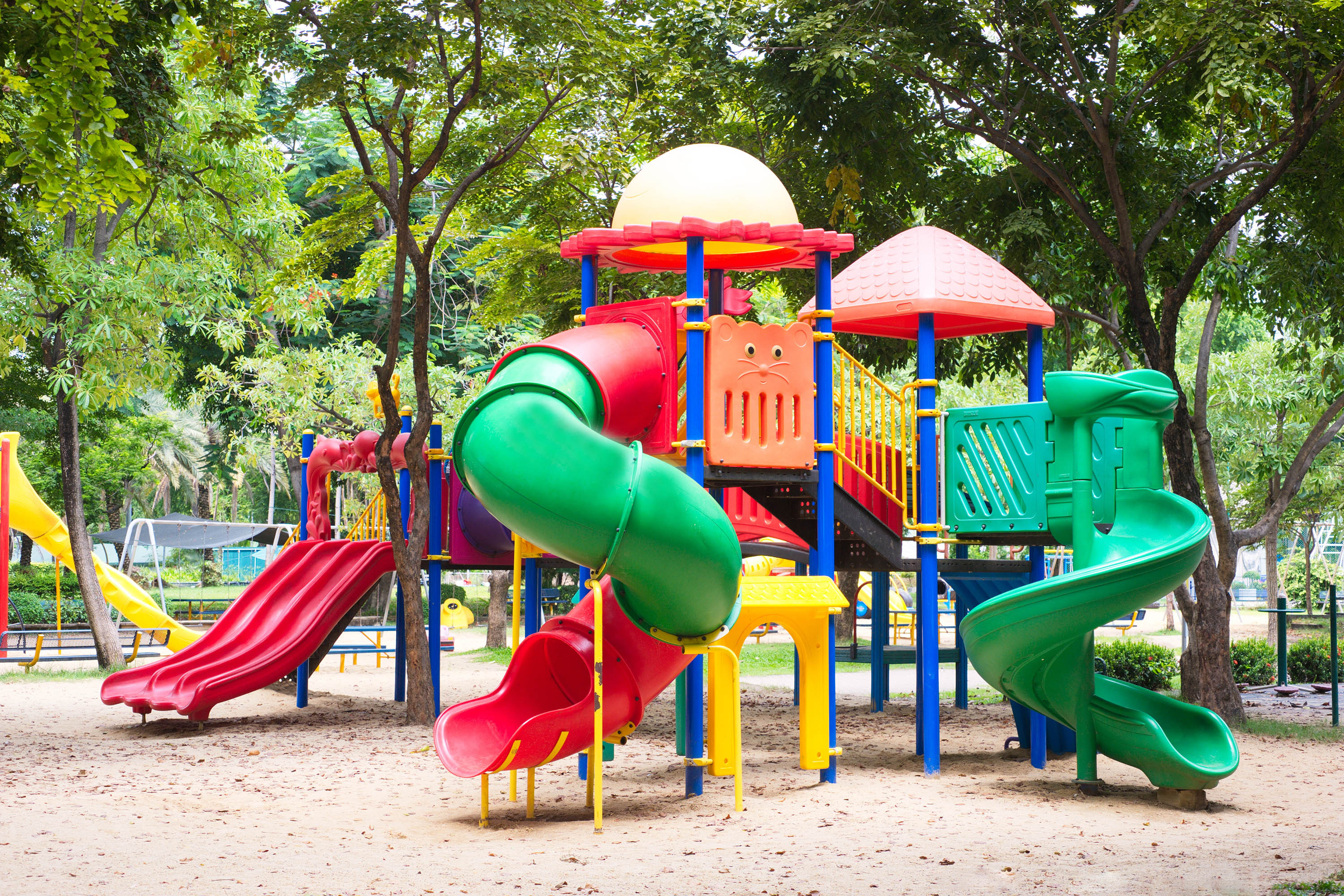 colorful playground set